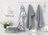 Homaxy Dishcloths Set, 12 x 12 and 13 x 28 Inches, Set of 8 Bulk Cotton Terry Kitchen Towels Set, V1258-DP02-F-155