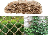 Plant Support Net for Climbing Plants - 2 x 5 Meters - Jute Climbing Net - Natural & Sustainable V1189-HB003WSRR00004