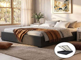 Artiss Bed Frame Queen Size Gas Lift Base Charcoal TOKI BFRAME-E-TOKI-Q-CHAR-AB