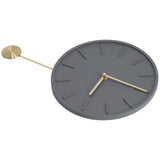 Modern Wall Clock Hanging Round Clock with Large Pendulum for Kitchen Coffee Shop Bar V1294-YM0901-3115210121711
