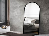 Yezi Floor Mirror Full length Mirrors 1.8M Black DECO1015-180-BK_NZ
