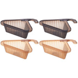 4-Pack Kitchen Sink Corner Storage Baskets, Triangle Sponge Holders and Drain Organizers for Sink V1366-AZ2-W-13624