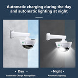 Solar Powered Security Lighting with Motion Sensor, Imitation Surveillance Camera for Indoor Outdoor V1370-AZ4-19793