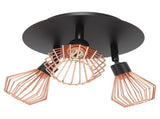 3 Light Fixtures Ceiling Mount Matte Black G9 Bulb Sockets Multi Directional Rotating Light for V1294-YM0703-3119230078911