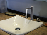 Automatic Sensor Bathroom Basin Hands Free Water Faucet Mixer Wash Basin Taps Black Coating V1294-YM0901-JY24107-02