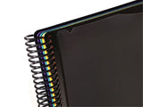 Spiral Binder Project Organizer - 6/12 Pockets with Assorted Tabs, Tear Poly Material, 1/3 Cut Tabs, V1189-LWWAL-20260401-05794
