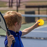 12Pcs Set 40-Hole Pickleball Balls High Bounce Outdoor Pickleball Set Yellow V1308-DSZKI-227-2