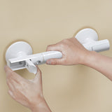14in Grab for Shower, 2 Pack Shower Handles for Elderly Suction No-Drill Bathroom Safety V1192-AZ-W-2614