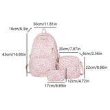 School Backpack for Teen Girls Bookbags Elementary High School Corduroy Laptop Bags Women Travel V1369-AZ3-W-15342