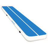 Powertrain Airtrack 20cm Thick 7m x 1m Inflatable Gymnastics Tumbling Mat Air Track - Blue IFM-0701-BUWH