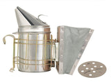 Galvanized Iron Beehive Smoker with Heat Shield Beekeeping Equipment V1294-YM0901-JY20728