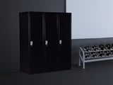 Three-Door Side by Side Office Gym Shed Storage Locker V63-768435