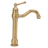 Basin Faucet Retro European Style Brass Gourd Design with Hose and Gasket Bathroom Sink Faucet for V1294-YM0626-3112220095611