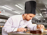 Black Disposable Chef Hat Soft Skin-Friendly Cooking Cap 20Pcs V1366-AZ2-W-12039