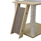 Pawz Cat Tree Tower Scratcher Wood Condo House 120cm PT1270-BG