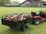 Heavy Duty ATV Trailer Steel Dump Cart, 750-Pound 15 Cubic Feet, Garden Utility Trailer with V952-HYTCTPK12CUFTVB4CV0