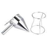 Stainless Steel Baking Funnel Cake Desserts Cooking Tools with Rack for Home Kitchen Bakery Use V1294-YM0722-JY03200