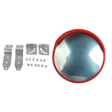 45cm Wide Angle Driveway Road Safety Convex Traffic Mirror with Mounting Hardware Accessories V1294-YM0901-JY06961