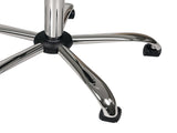 Levede Swivel Office Chair Ergonomic Stool Height Adjustable Footrest Backrest BR1073-BK-H-AU