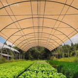 Instahut 50% Shade Cloth 3.66x10m Shadecloth Sail Heavy Duty Beige SH-CL-366X100-100-BE