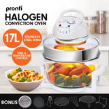 Pronti 17L Family Turbo Convection Oven Broiler Cooker - A15 White OVN-17L-A15-WH