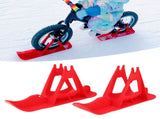 Children's Balanced Car Skis Kids Snowboard Sledge Balanced Scooter Board Ski PartsRed V1294-YM0718-3114200106111