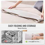 VEVOR Cotton Rope Storage Basket 87L Woven Blanket Basket 20 x 20 x 14 in V952-MZCWLYZTL22W2SO26V0