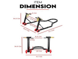 Motorcycle Stand Rear and Front V379-FTRRMOTSTND001