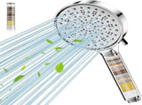 Cobbe Shower Head With Filter- High Pressure Bathroom Nozzle With 6 Spray Modes, Large Strong Flow V1189-LC-LY-00071