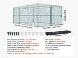 Crop 2.9 x 1.94 x 1.94 m Plant Protection Tent with Zippered Door, Wind-Resistant Tall Crop V952-ZZBHZ1PCS120Z3706001V0