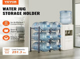 3 Tiers Water Jug Holder, 5 Gallon Water Bottle Holder, Double Row Water Bottle Rack for 6 Bottles, V952-5JLTZSSTSTZCFE4HKV0