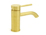 WELS Brushed Gold Kitchen Laundry Round Basin Mixer Vanity Sink Faucet Tapware V1233-KRD103G