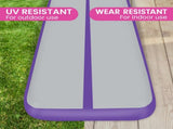 Powertrain Airtrack 20cm Thick 5m x 1m Inflatable Gymnastics Tumbling Mat Air Track - Purple IFM-HL-501-PGY