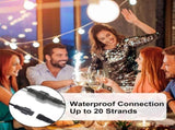 26 Bulb LED Outdoor String Lights Waterproof for Patio Garden Party, 15 m V1189-WXF-521-0012