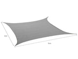 Mountview Sun Shade Sail Cloth Canopy Charcoal 180 UA0125-180CHR