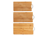 3 Pcs Bamboo Cutting Board Double Sided Double Use Different Sizes Wood Cutting Board Set for Home V1294-YM0626-3118220313911