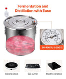 Moonshine Still 5 Gal Water Alcohol Distiller Brewing Kit Stainless Steel V952-DLNTZLQYS5JLJKUQUV3