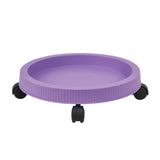 Purple 3-Tier Stackable Strawberry & Vegetable Planter with Mobile Wheel Tray - Space-Saving V888-ELOSUNG42023