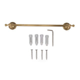 Bathroom Towel Bar 19.7in Sturdy Copper Elegant Retro Style Hand Towel Holder with Screws Hex Wrench V1294-YM0706-3112230063812