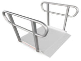 Kartrite Aluminium Safety Handrails for Kartrite 3ft Wheelchair Ramp WCR-01H-3FT-HND