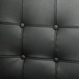 Pandora Modern Bonded Leather Dining Chair in Black V1041-JMC-1082BLACK
