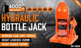 4-Ton Hydraulic Bottle Jack Heavy Duty Car Lifter with Safety Valve V465-82038