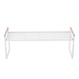 Storage Shelf Organizer Kitchen Cabinet and Counter Shelf Organizer Wooden Handle Multifunctional V1294-YM0901-H38711L