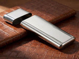 Stainless Steel Travel Case Portable Holder for Light Humidor Storage Accessories with Handle V1189-WXFBOL-137-1