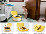 Portable Folding Potty for Toddlers Compact Travel Toilet with Cat Design, Easy to Carry & Clean, V1107-CS-ETCZZDZBQHU