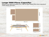 Social Hike Puzzle Board Table 1500 pcs - Folding Legs 6 Drawer with Cover V238-SUPDZ-41228458197072
