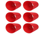 6Pcs Lampshade Modern Fabric Table Lamp Cover for Crystal Chandelier Wall Light Red V1294-YM0718-3119200177711