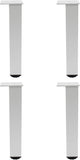 4 Pack Adjustable Furniture Legs, 300mm/12'' Silver Aluminum Alloy Support Feet Heavy Duty V1188-CYX-LHJ-1964
