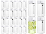 30PCS Clear Plastic Water Bottles, 17oz Reusable Sports Water Bottle with Leakproof Lid, Portable V1192-AZ-W-18484
