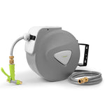 Garden Spray Gun Auto Rewind Wall Water Hose Mount Hose Reel 20M Retractable V465-66150